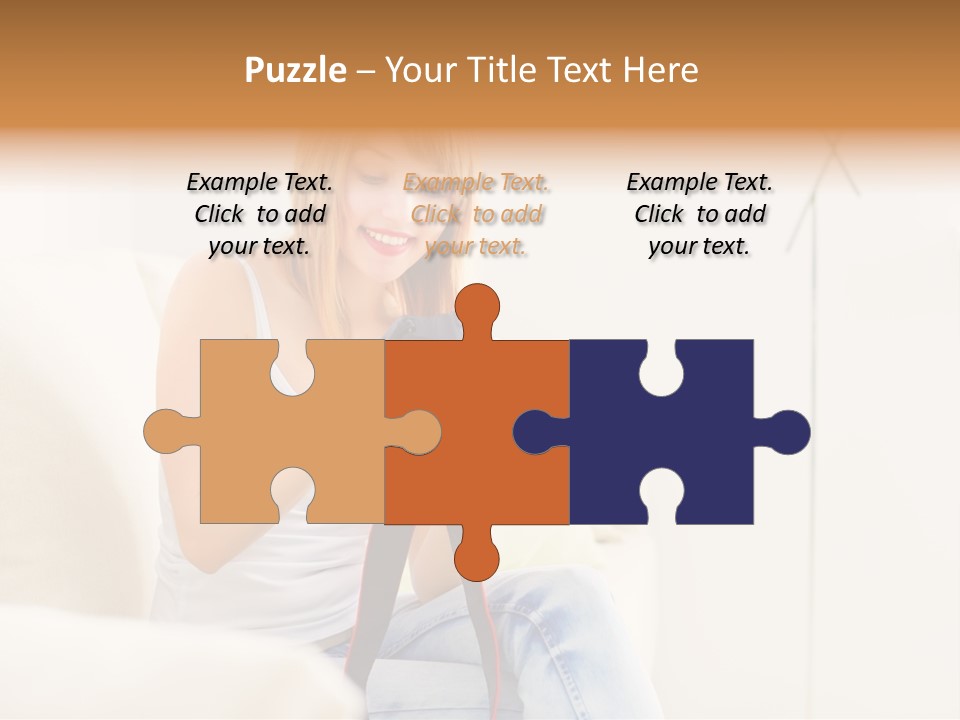 Sofa Leisure Lifestyle PowerPoint Template