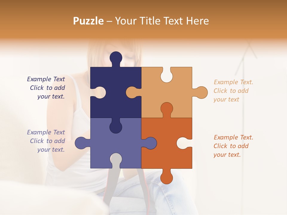 Sofa Leisure Lifestyle PowerPoint Template