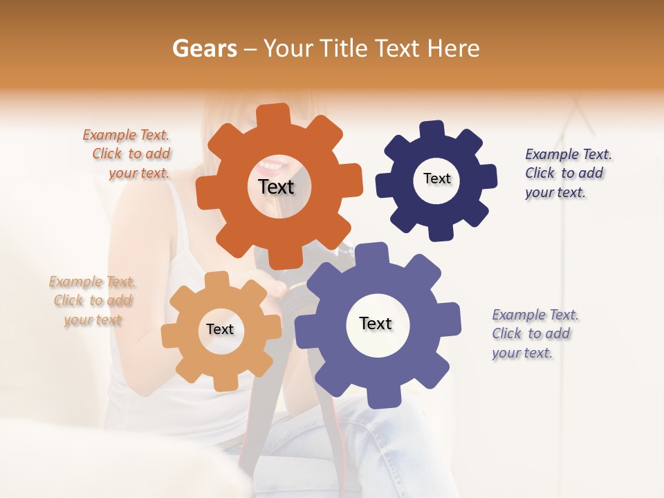 Sofa Leisure Lifestyle PowerPoint Template