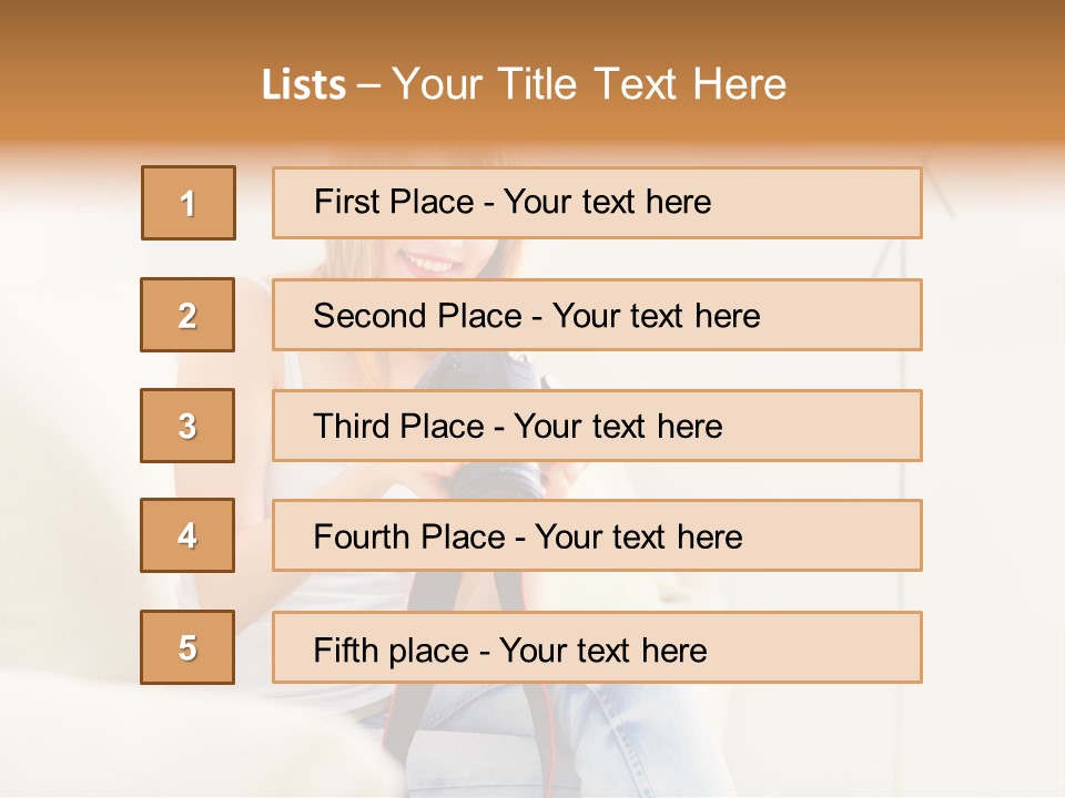 Sofa Leisure Lifestyle PowerPoint Template