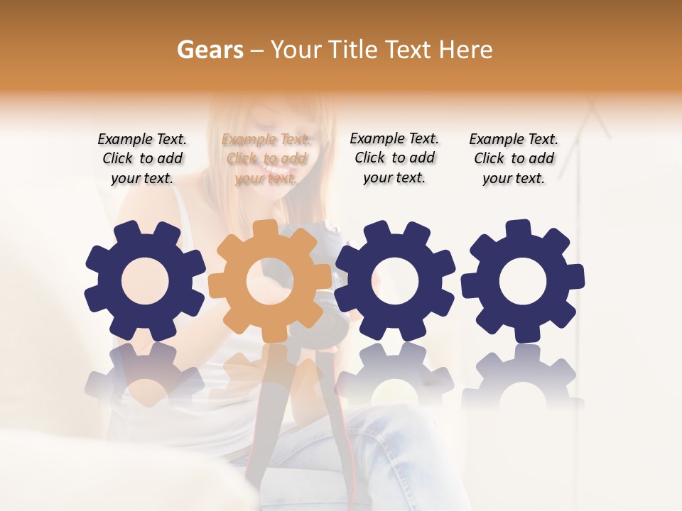 Sofa Leisure Lifestyle PowerPoint Template