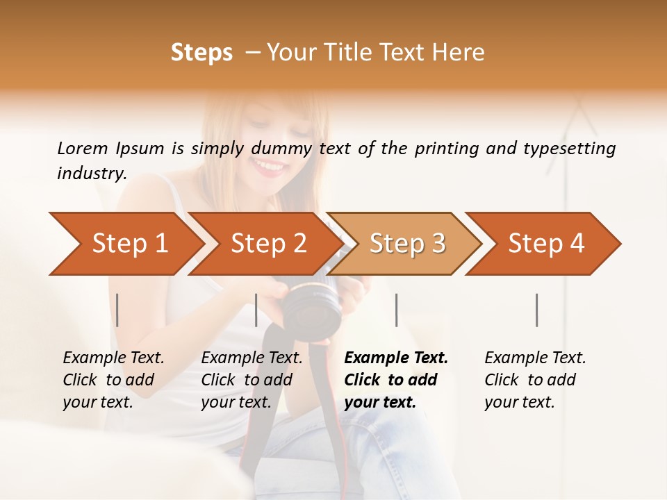 Sofa Leisure Lifestyle PowerPoint Template