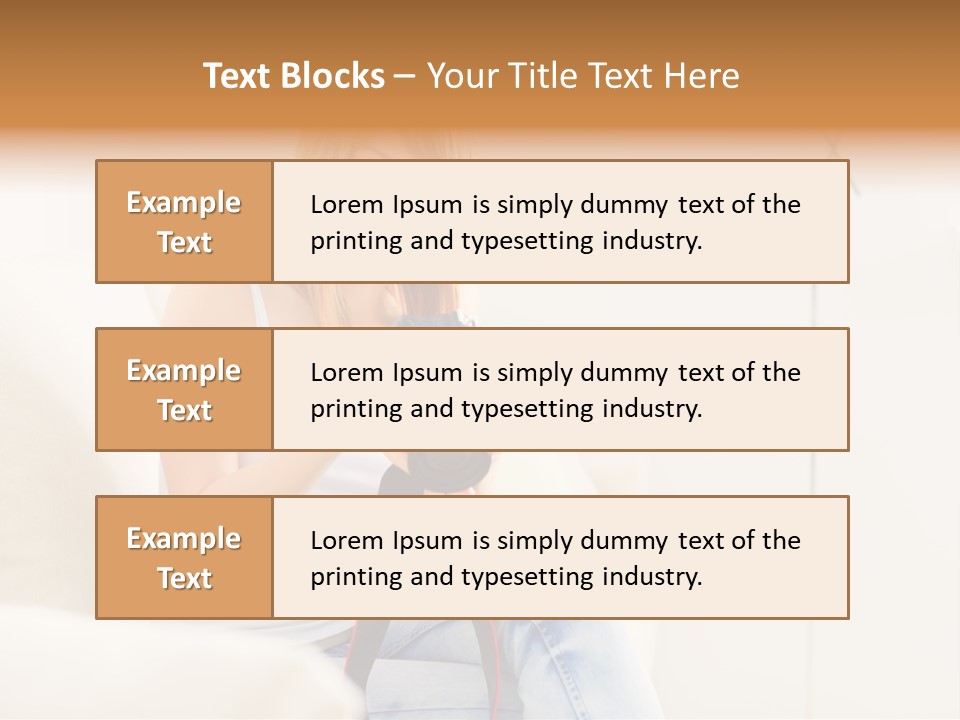 Sofa Leisure Lifestyle PowerPoint Template