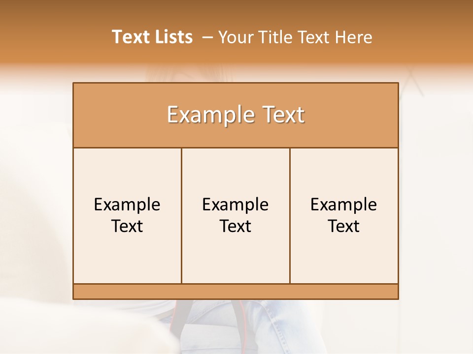 Sofa Leisure Lifestyle PowerPoint Template