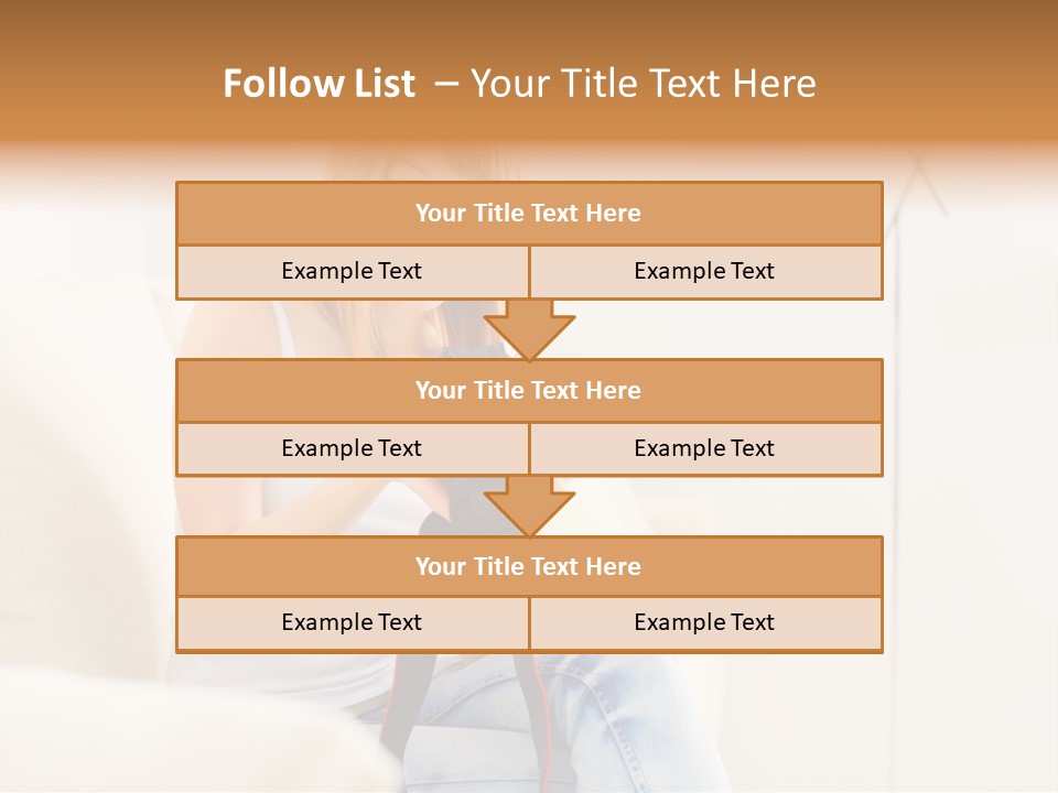 Sofa Leisure Lifestyle PowerPoint Template