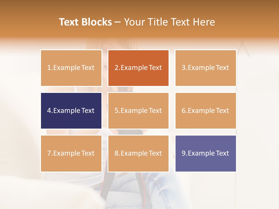 Sofa Leisure Lifestyle PowerPoint Template