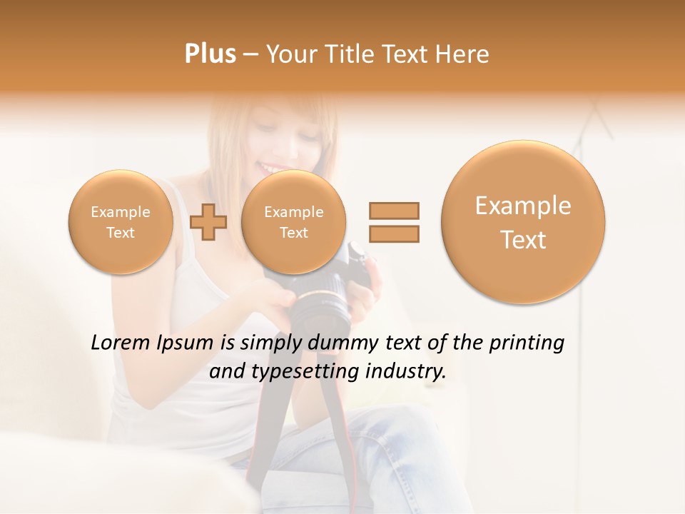 Sofa Leisure Lifestyle PowerPoint Template