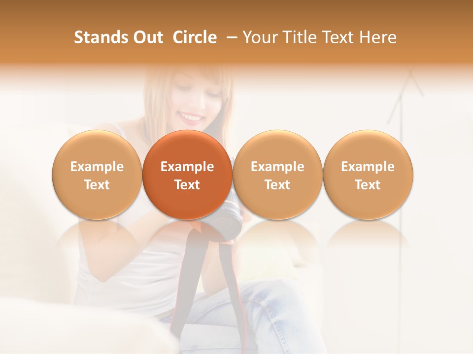 Sofa Leisure Lifestyle PowerPoint Template