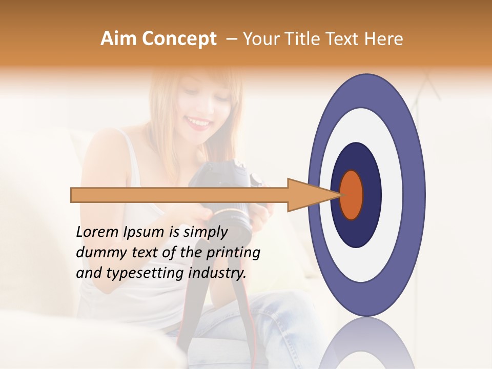 Sofa Leisure Lifestyle PowerPoint Template