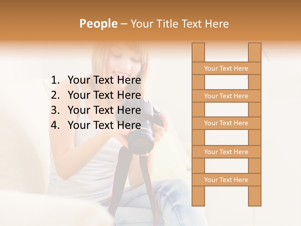 Sofa Leisure Lifestyle PowerPoint Template