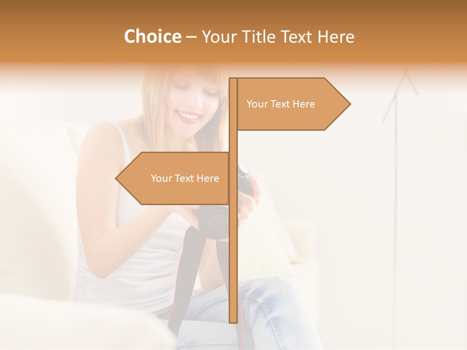 Sofa Leisure Lifestyle PowerPoint Template