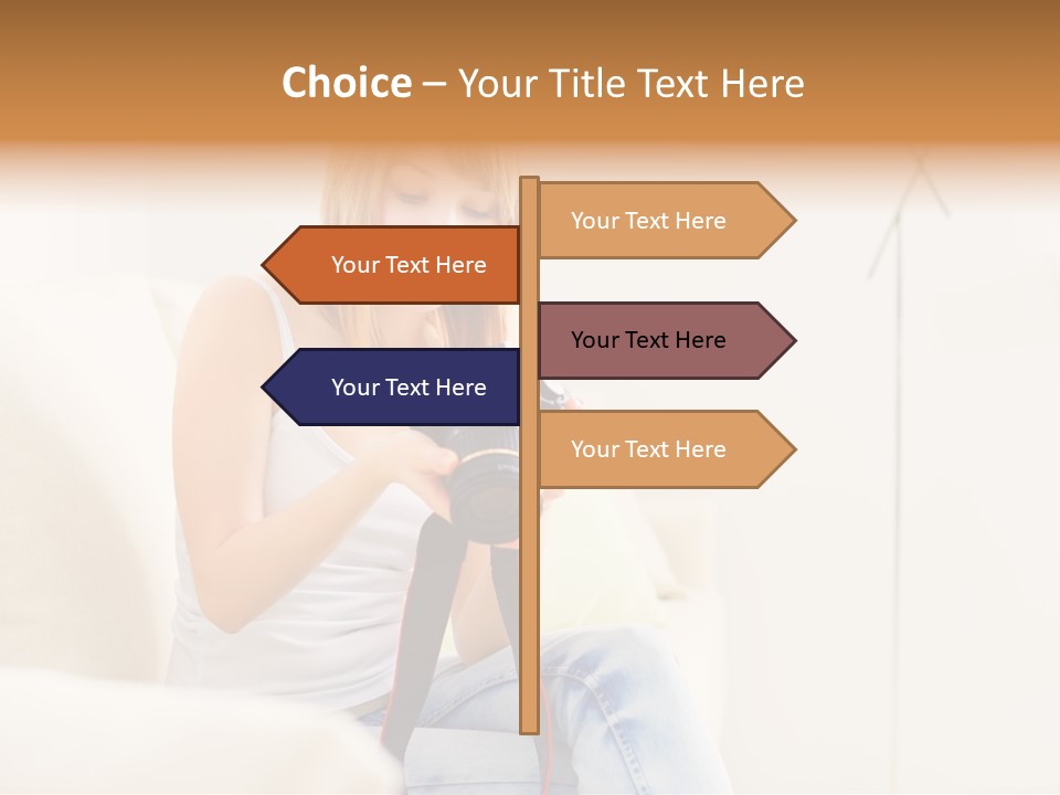 Sofa Leisure Lifestyle PowerPoint Template