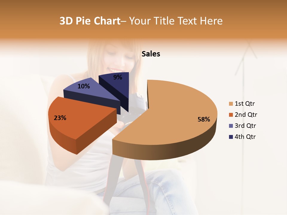 Sofa Leisure Lifestyle PowerPoint Template
