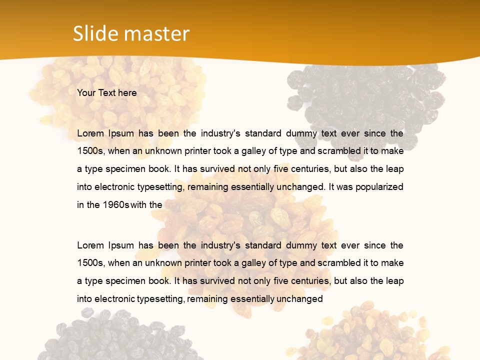 Healthy Pile Black PowerPoint Template