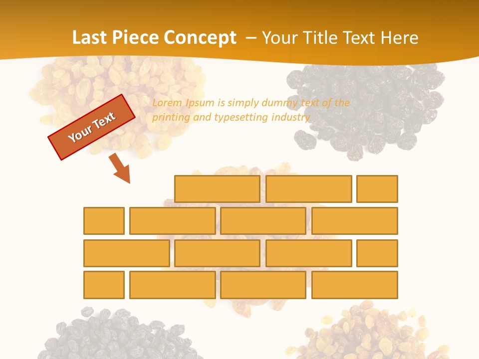 Healthy Pile Black PowerPoint Template