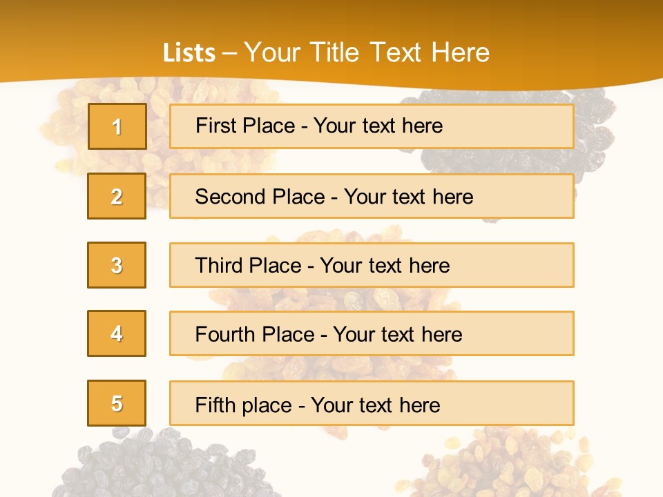 Healthy Pile Black PowerPoint Template