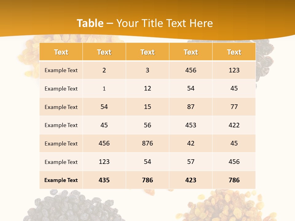 Healthy Pile Black PowerPoint Template