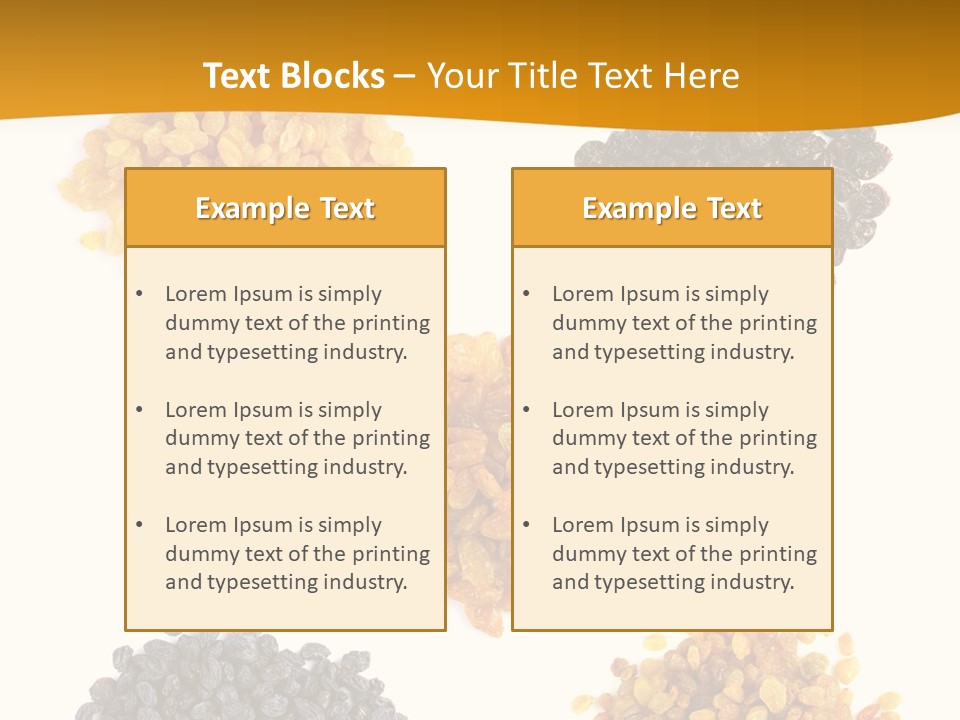 Healthy Pile Black PowerPoint Template