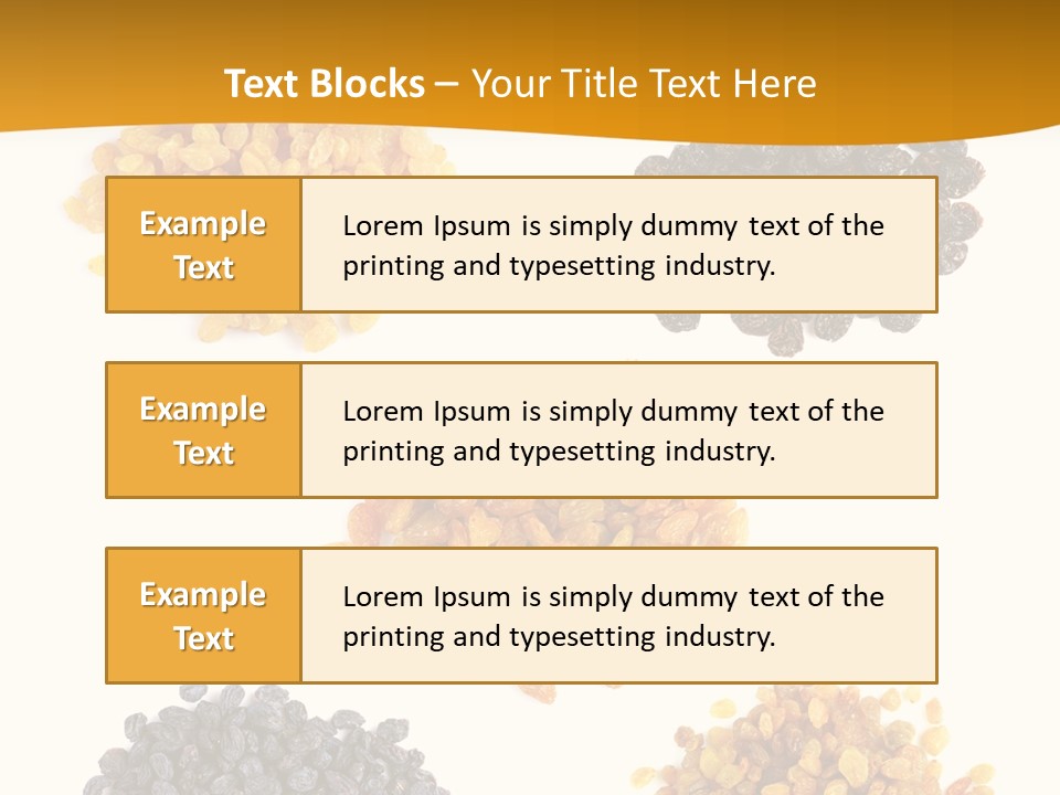 Healthy Pile Black PowerPoint Template