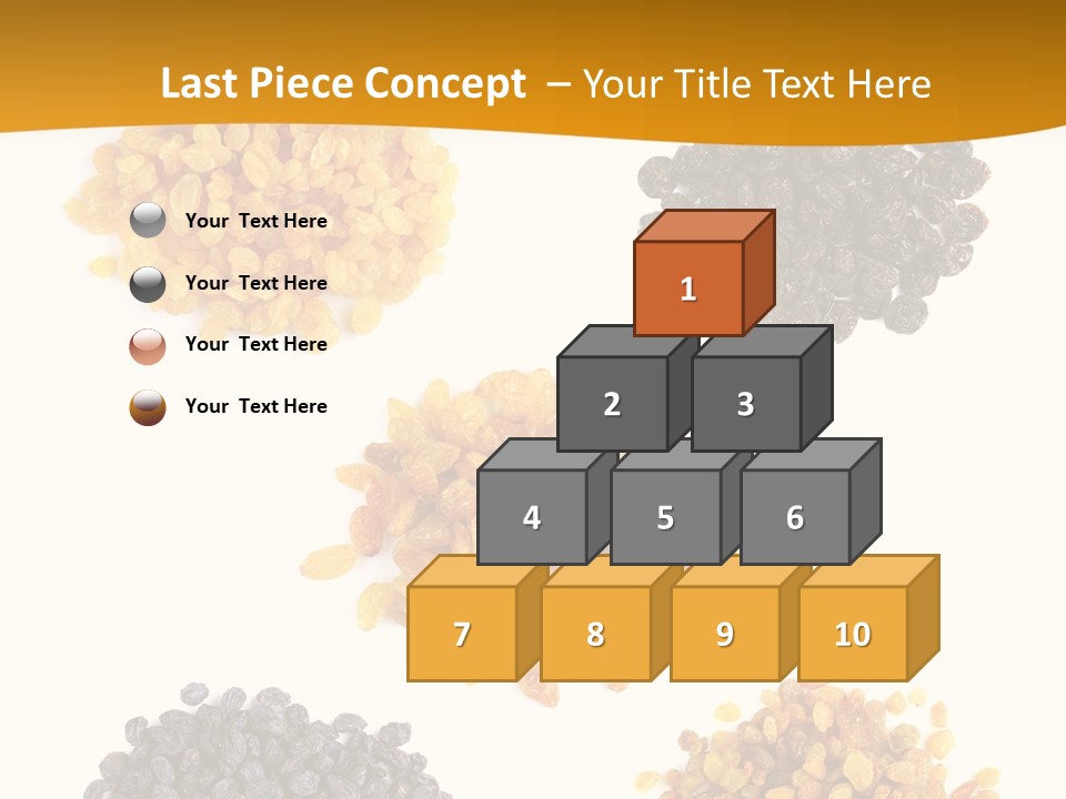 Healthy Pile Black PowerPoint Template
