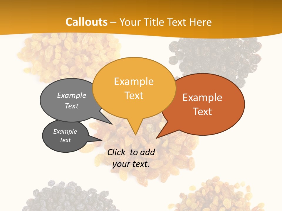 Healthy Pile Black PowerPoint Template