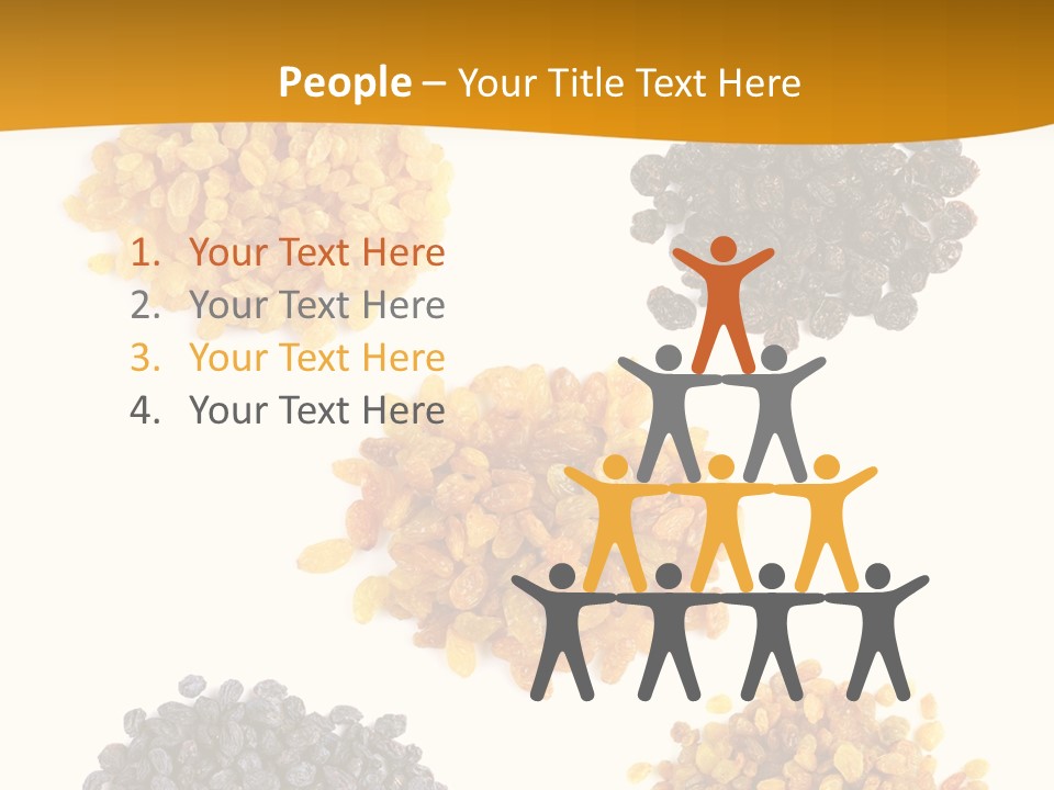 Healthy Pile Black PowerPoint Template