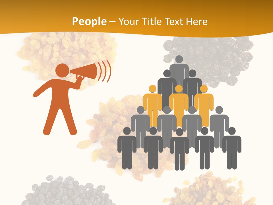 Healthy Pile Black PowerPoint Template