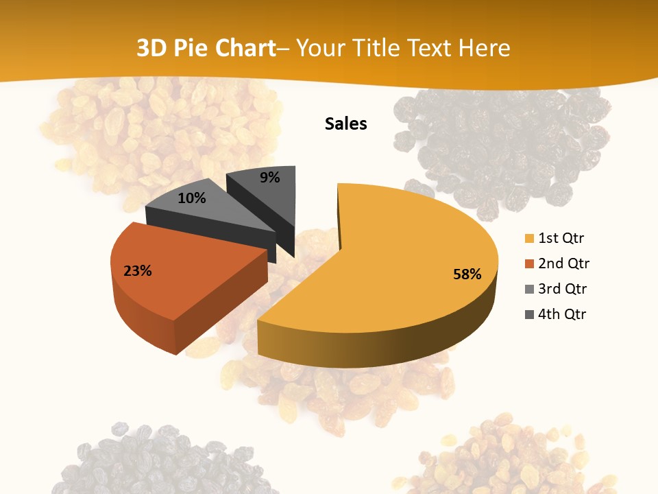 Healthy Pile Black PowerPoint Template