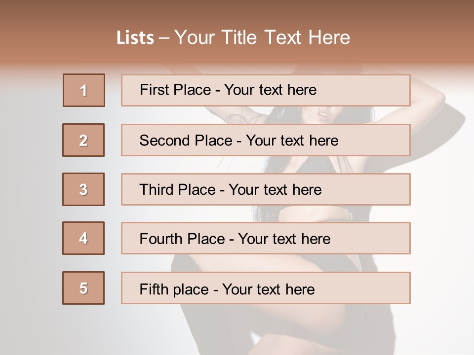 Performance Female Indoor PowerPoint Template