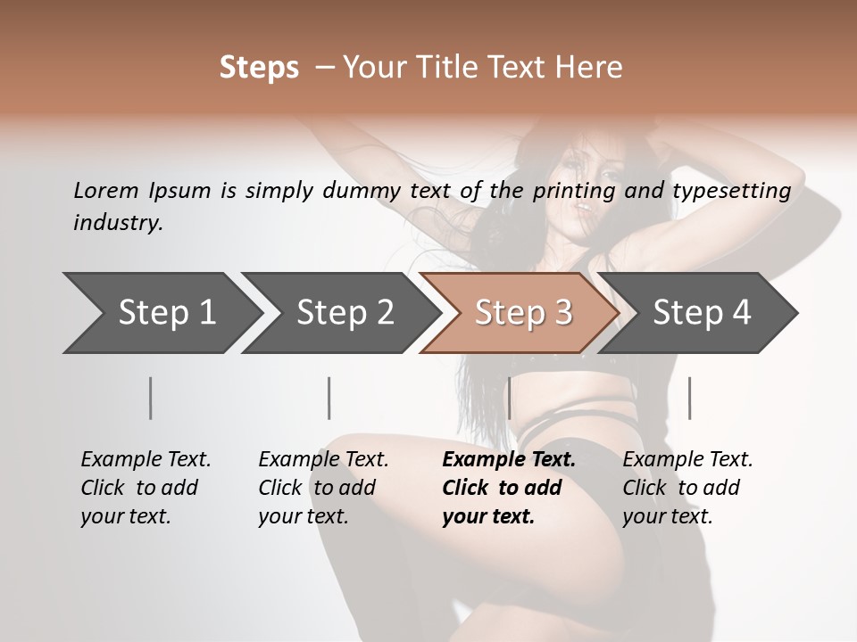 Performance Female Indoor PowerPoint Template