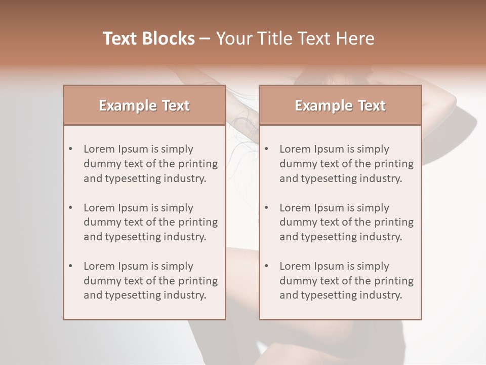 Performance Female Indoor PowerPoint Template