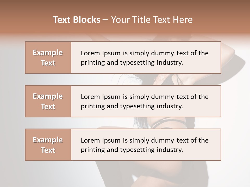 Performance Female Indoor PowerPoint Template