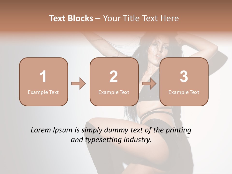 Performance Female Indoor PowerPoint Template