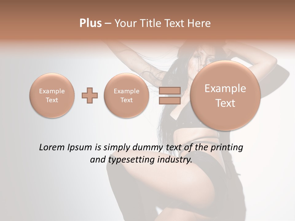 Performance Female Indoor PowerPoint Template