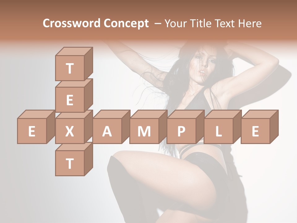 Performance Female Indoor PowerPoint Template