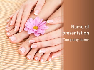 Finger Therapy Natural PowerPoint Template