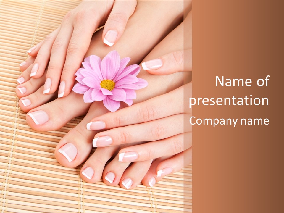 Finger Therapy Natural PowerPoint Template