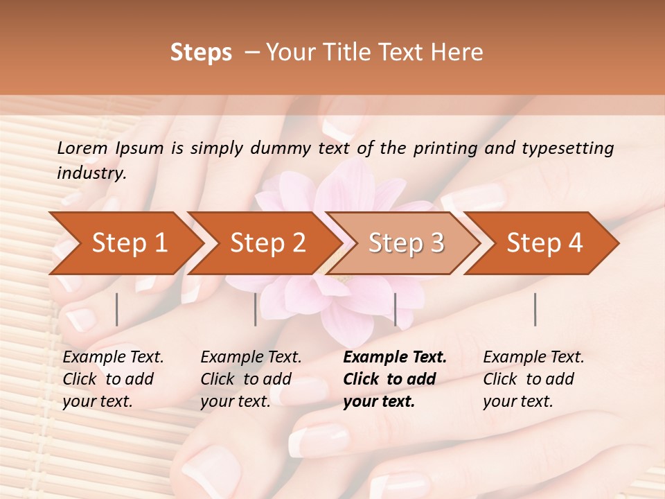 Finger Therapy Natural PowerPoint Template