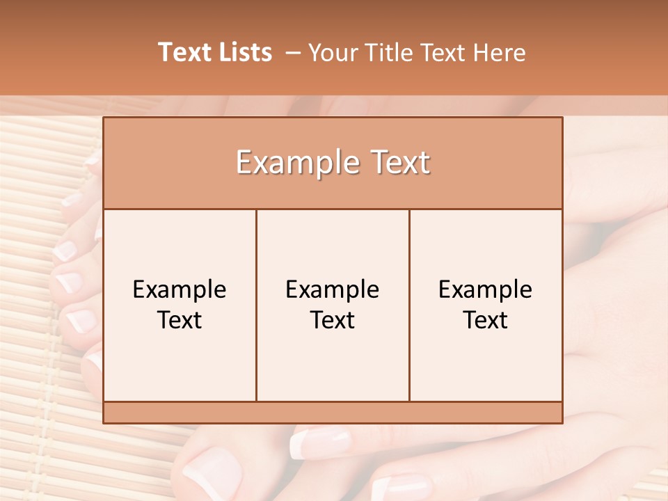 Finger Therapy Natural PowerPoint Template