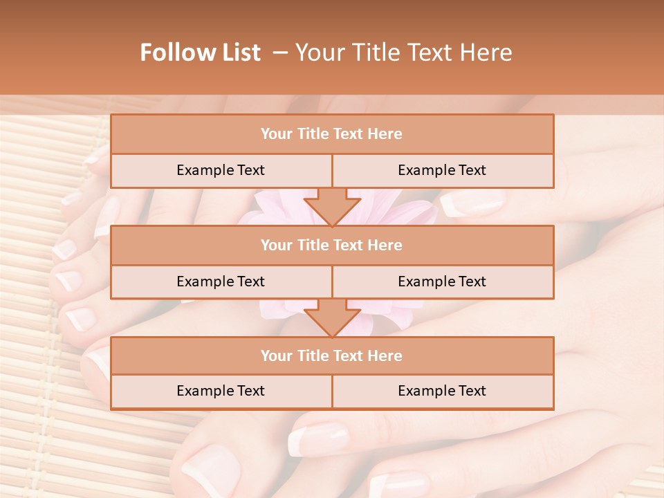 Finger Therapy Natural PowerPoint Template