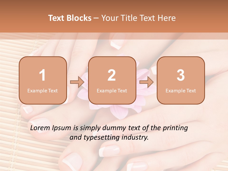 Finger Therapy Natural PowerPoint Template
