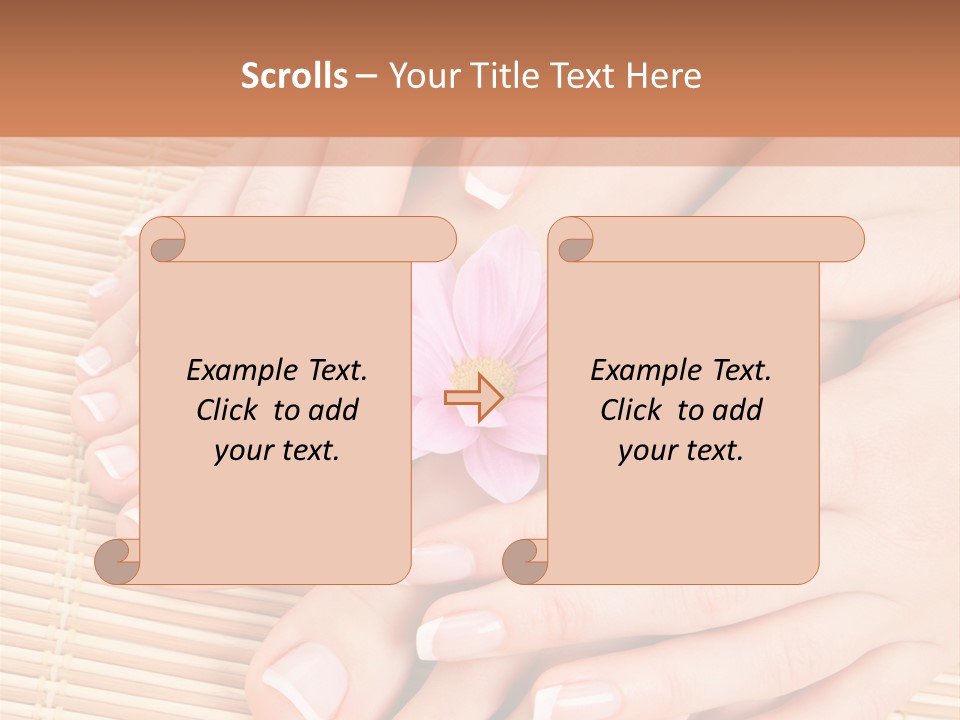 Finger Therapy Natural PowerPoint Template