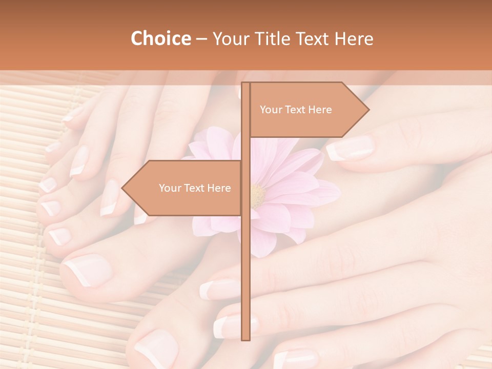 Finger Therapy Natural PowerPoint Template