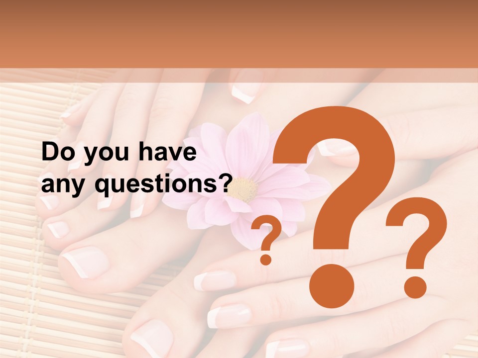 Finger Therapy Natural PowerPoint Template