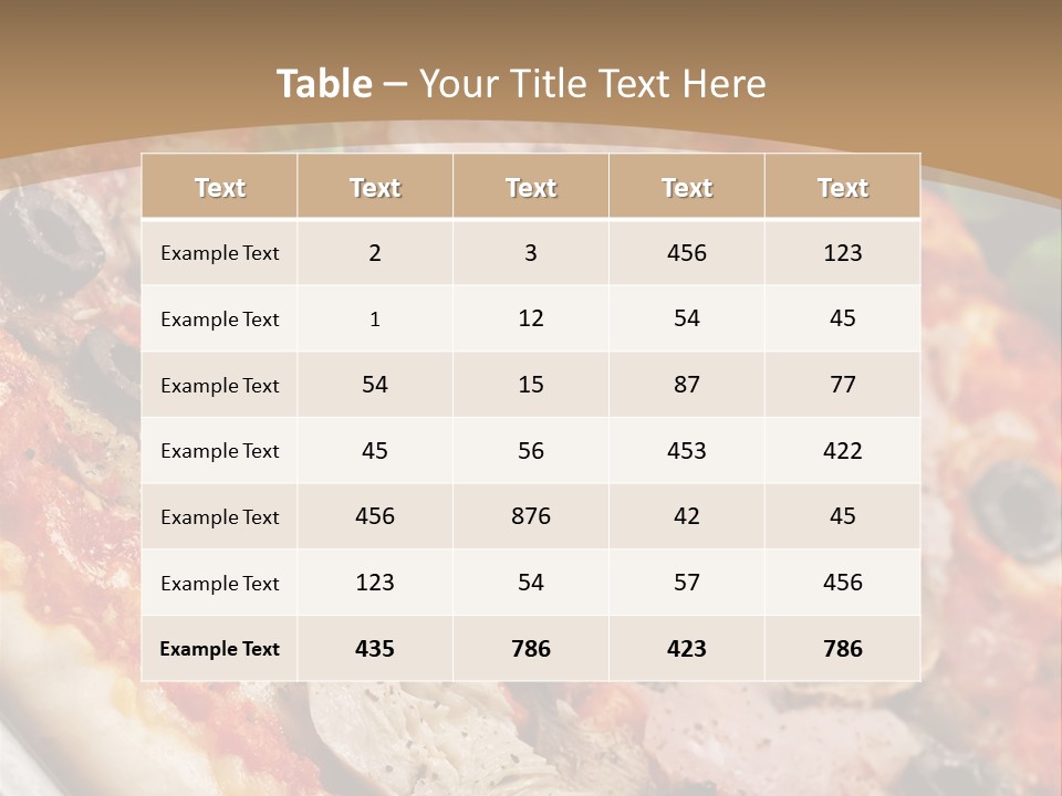 Flour Tomato Leaf PowerPoint Template