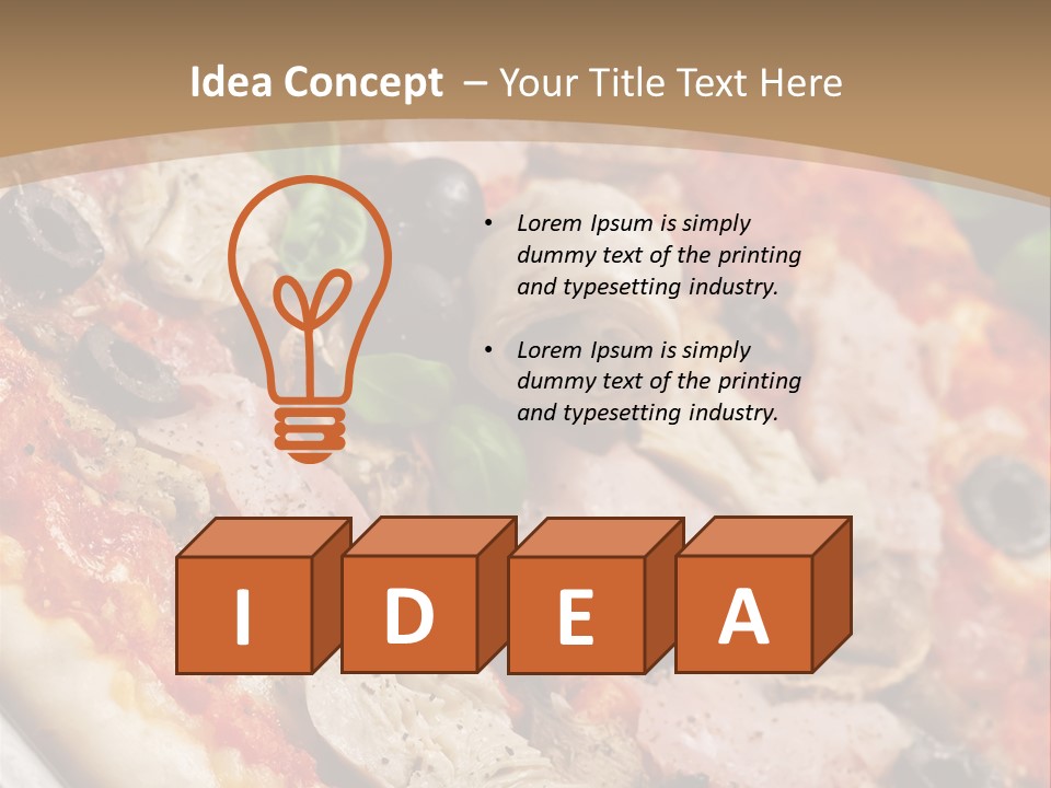 Flour Tomato Leaf PowerPoint Template