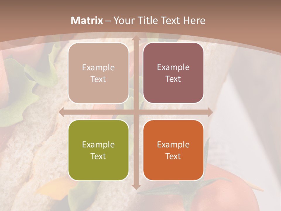 Vegetarian Breakfast Cuisine PowerPoint Template