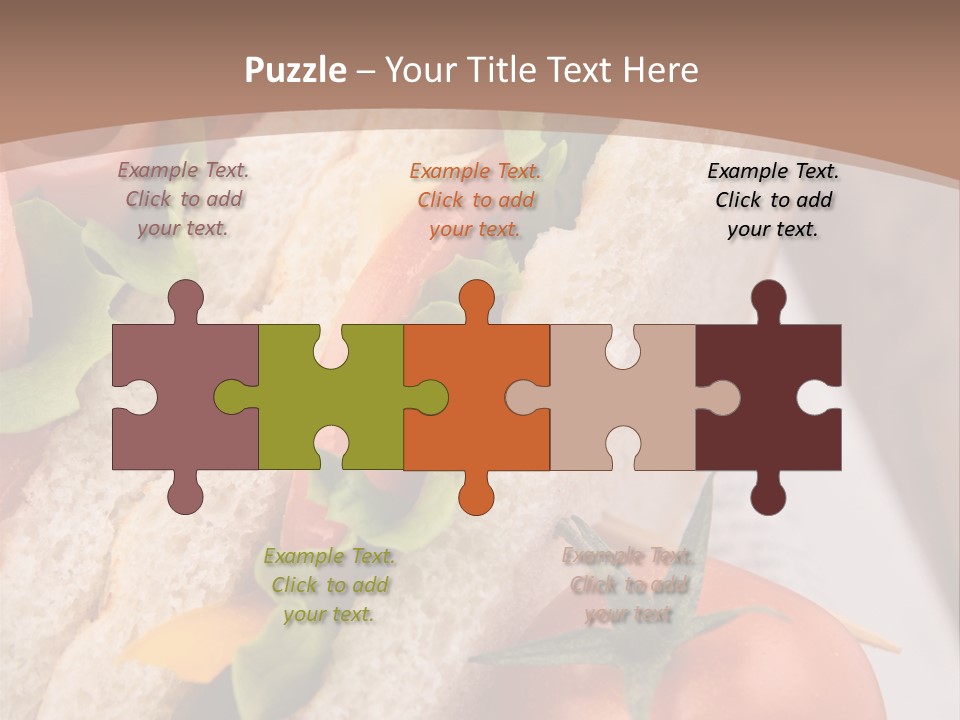 Vegetarian Breakfast Cuisine PowerPoint Template