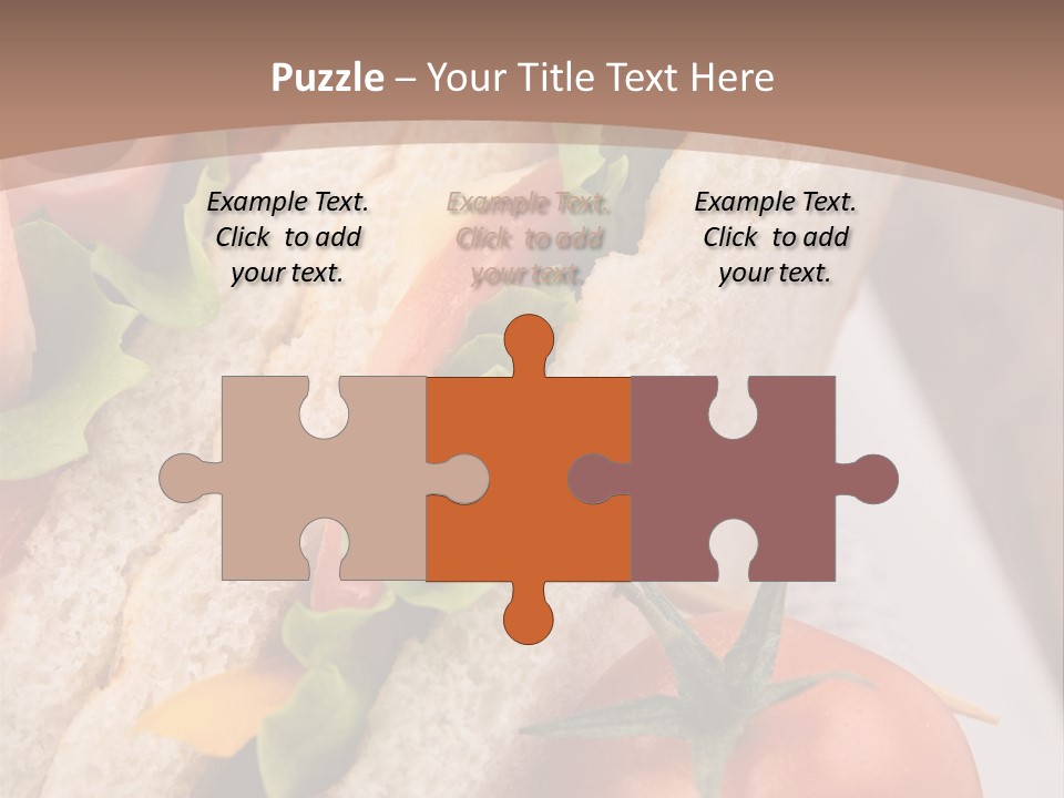 Vegetarian Breakfast Cuisine PowerPoint Template