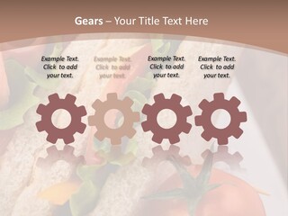 Vegetarian Breakfast Cuisine PowerPoint Template